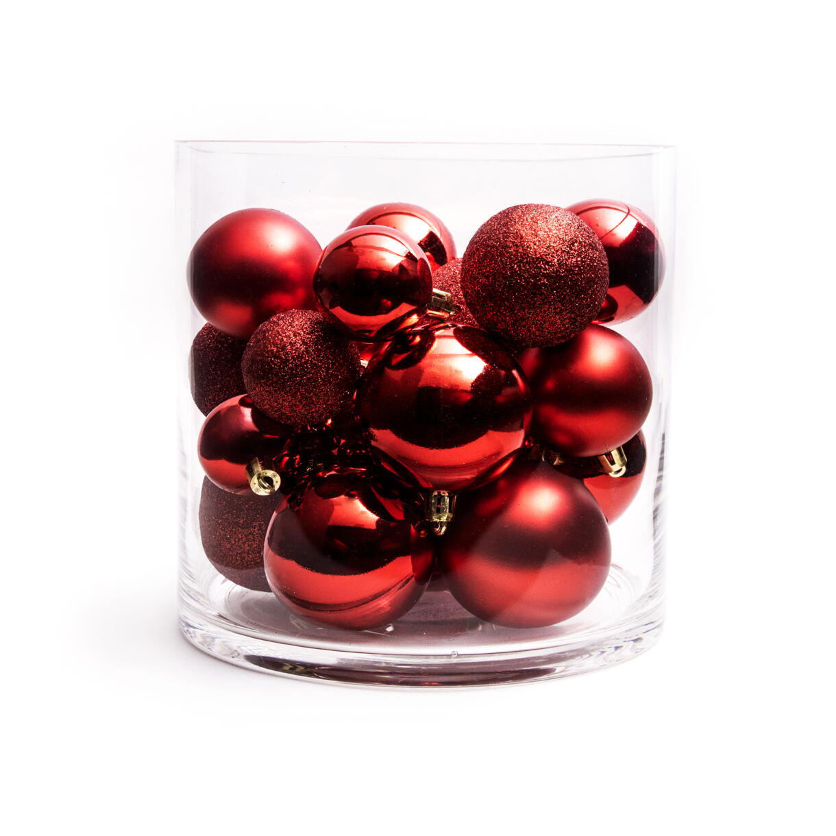 Confezione di  30 palline di Natale assortite New Alpine Rosso 1