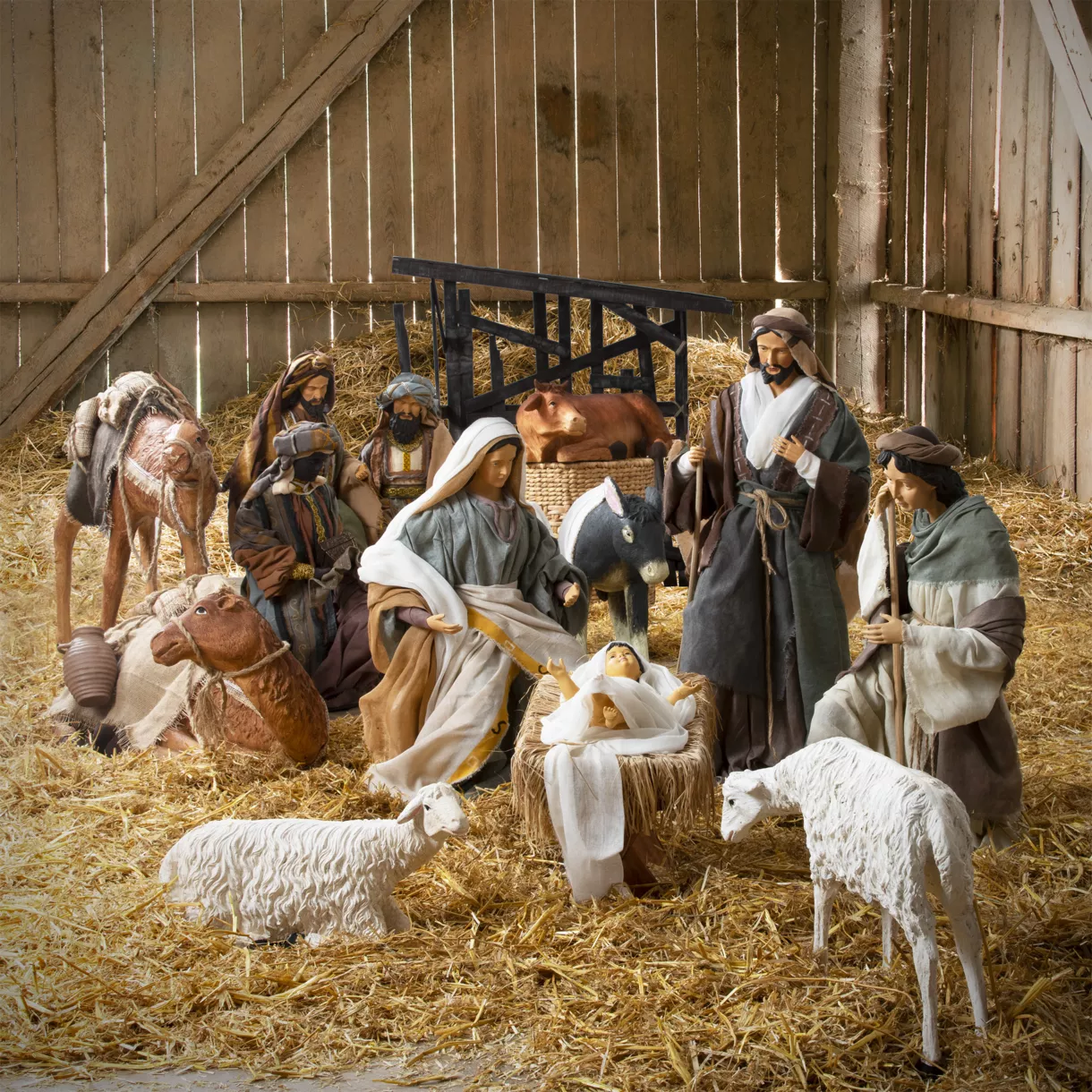 NATIVITY SET X 14 - 80CM