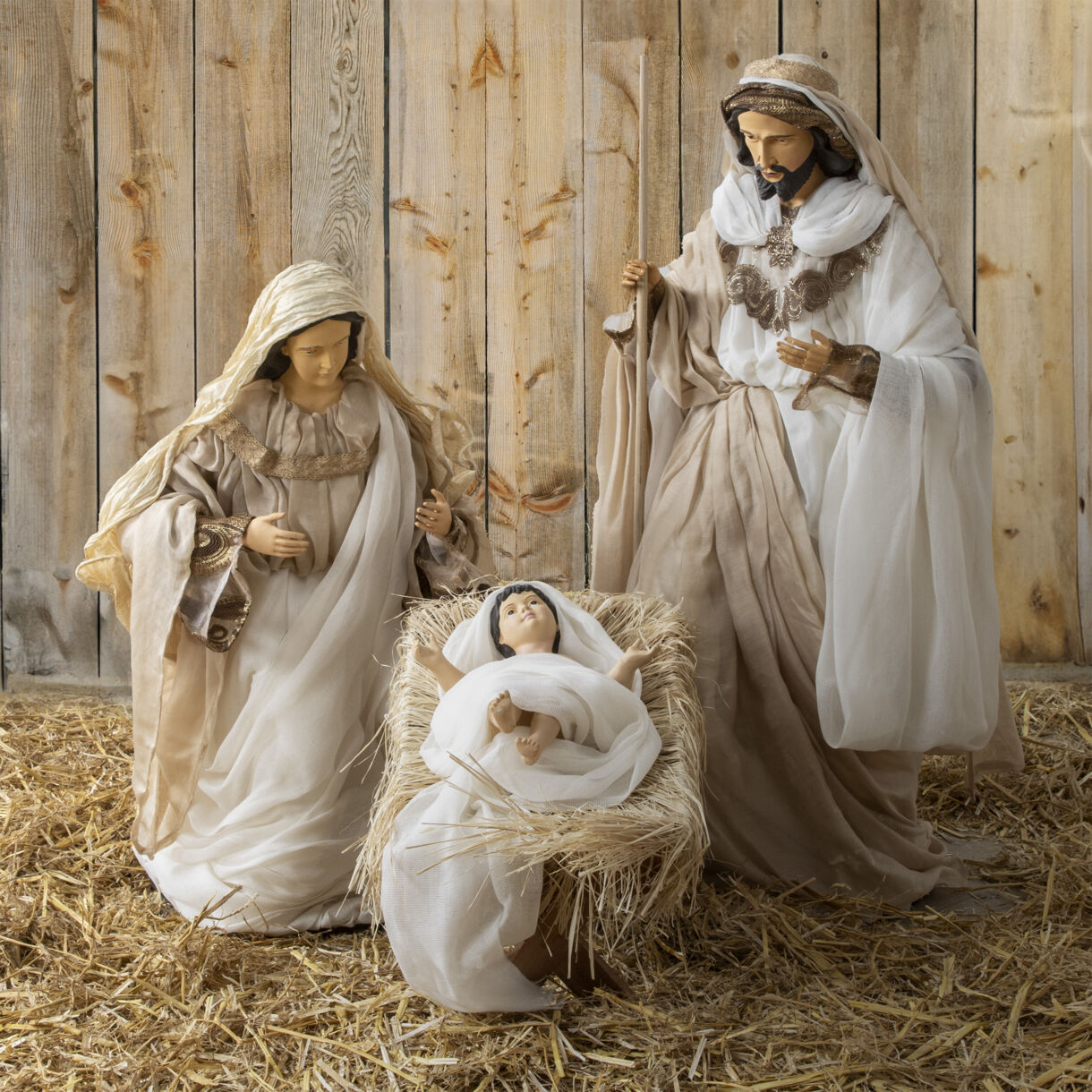 3 Grote kerststalfiguren van Félicie