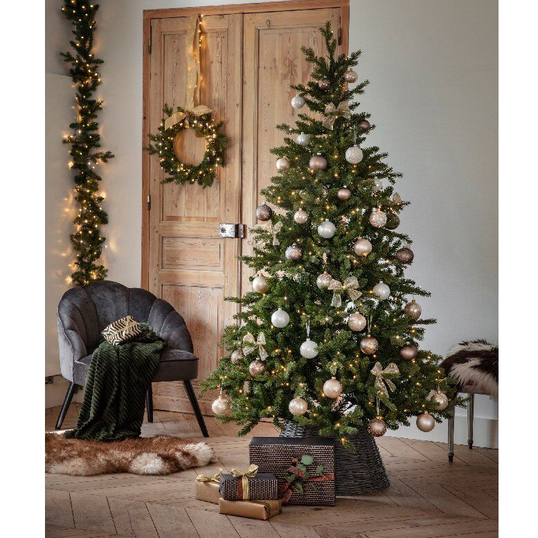 Albero di Natale artificiale Allix Alt. 270 cm Verde abete 1