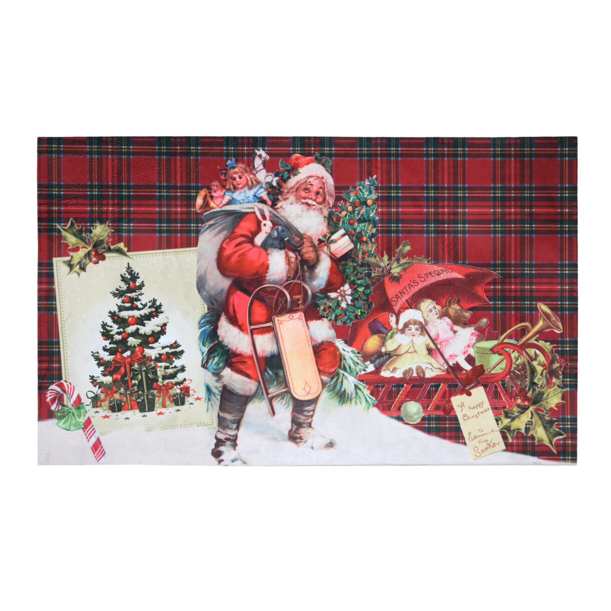 Tappeto di Natale (75 cm) Rubber Multicolore 1