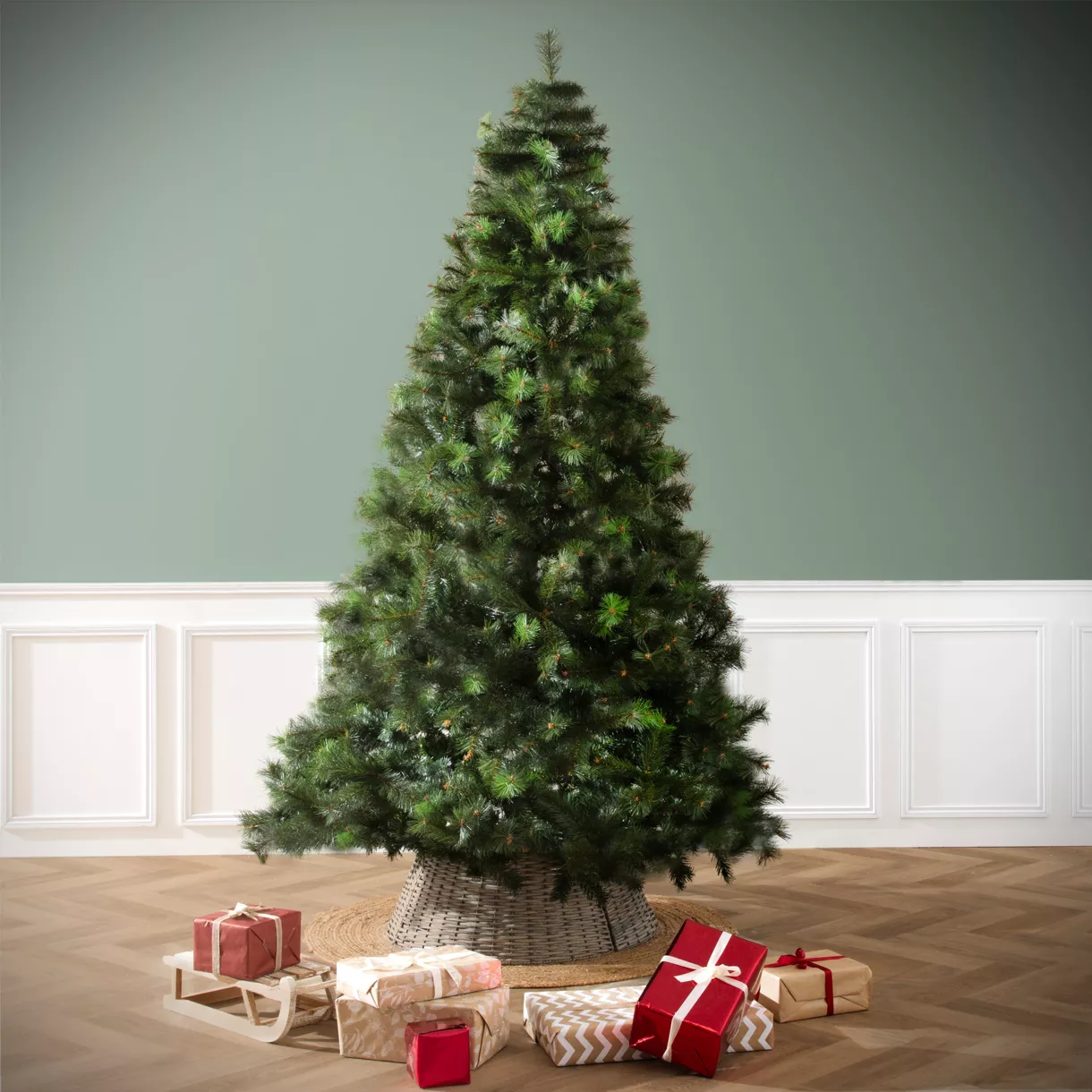 Sapin artificiel de Noël Oregon H310 cm Vert sapin 1