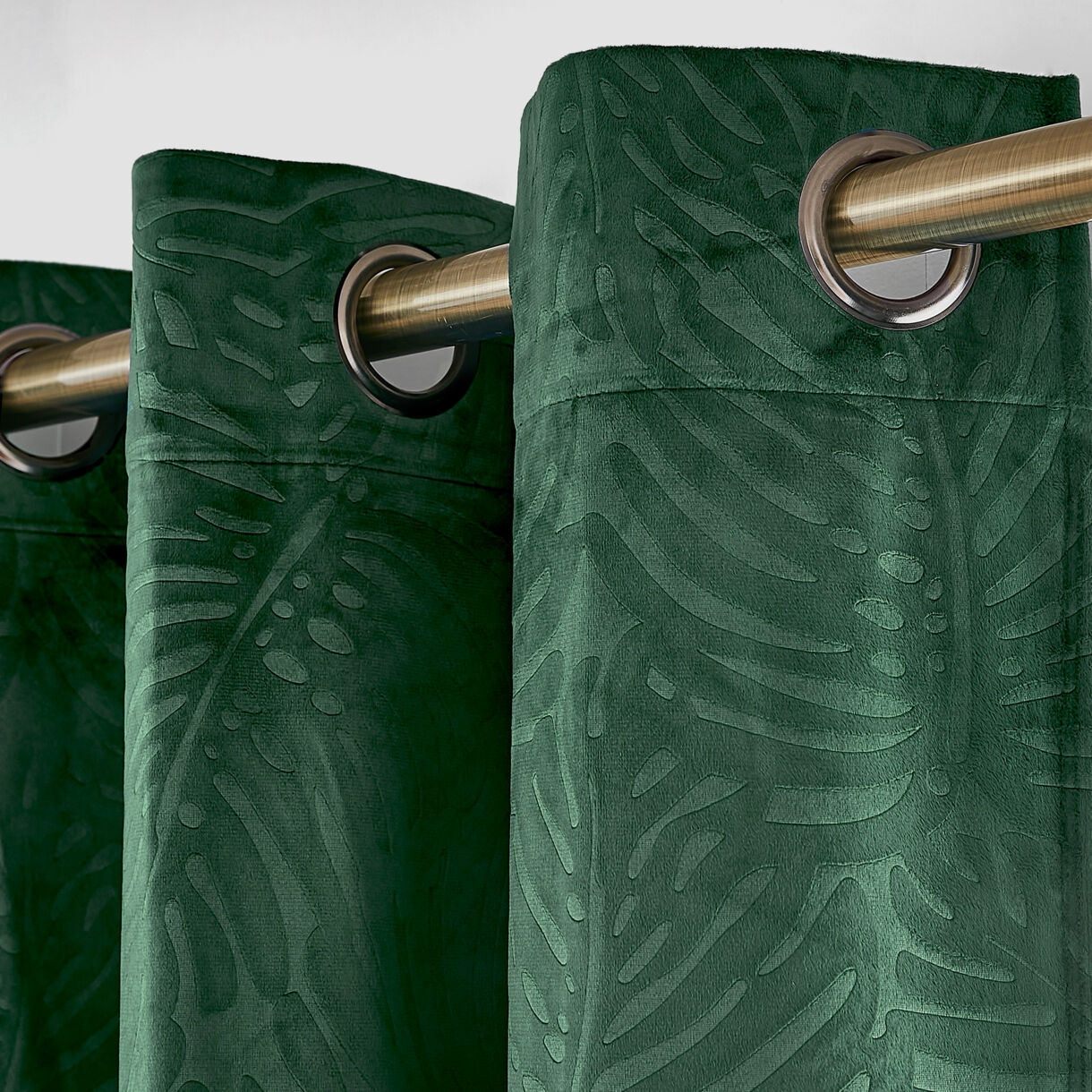 Tenda oscurante velluto (140 x 180 cm) Fern Verde abete
