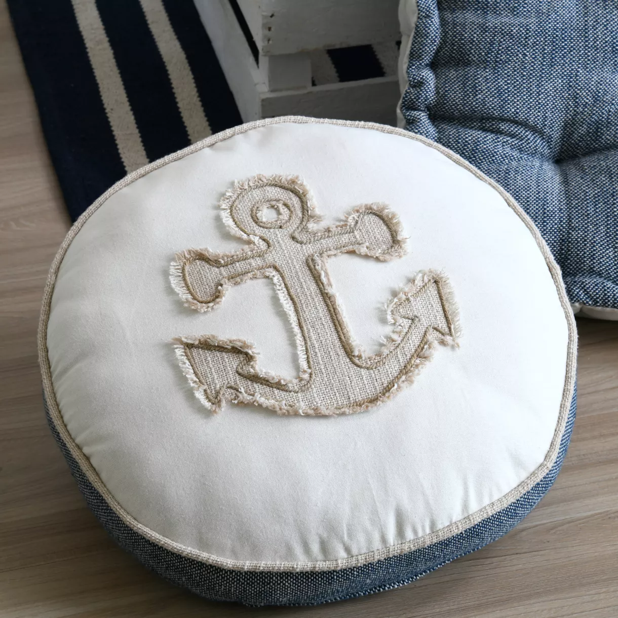 ESCALE COUSSIN ROND 40CM NATUREL