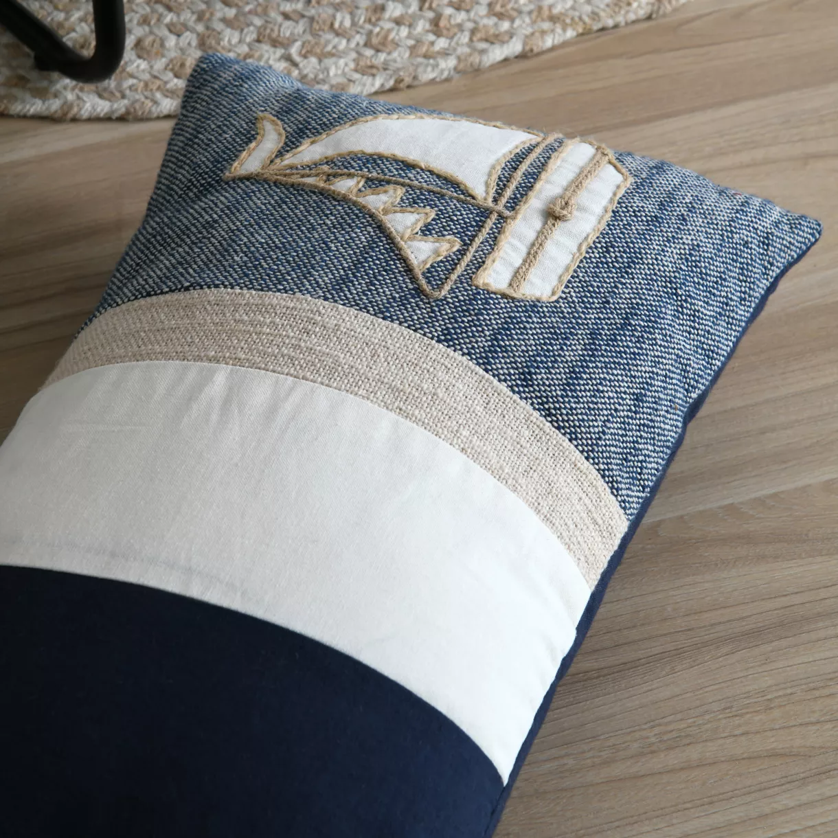 ESCALE COUSSIN 30X50 MARINE