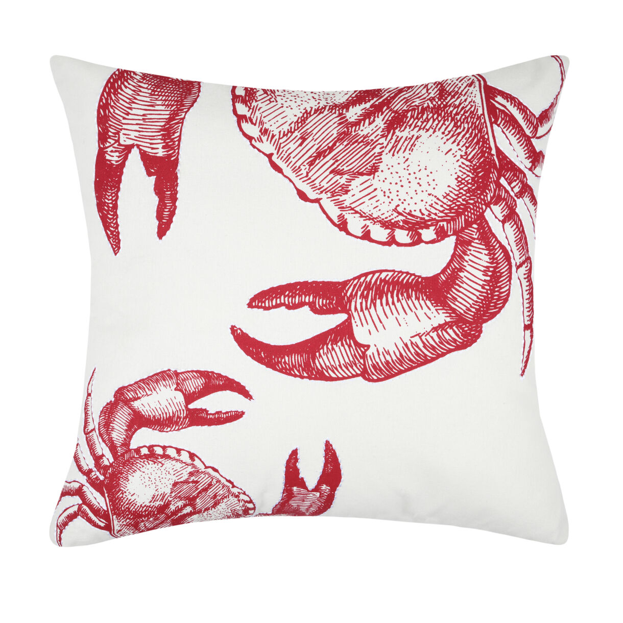 SHELLFISH COUSSIN 45X45 ROUGE