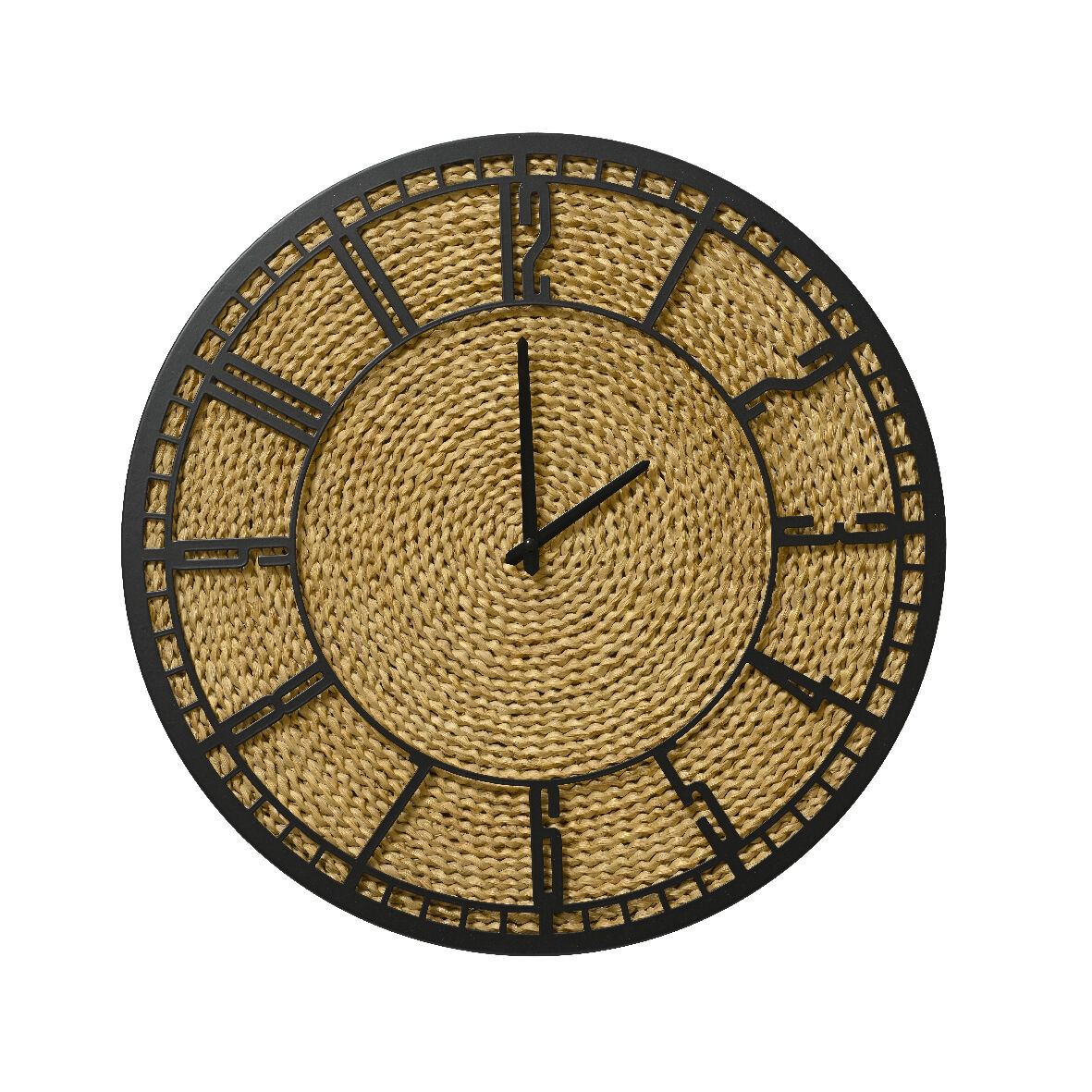 Reloj de pared (50 cm) Polo Negro