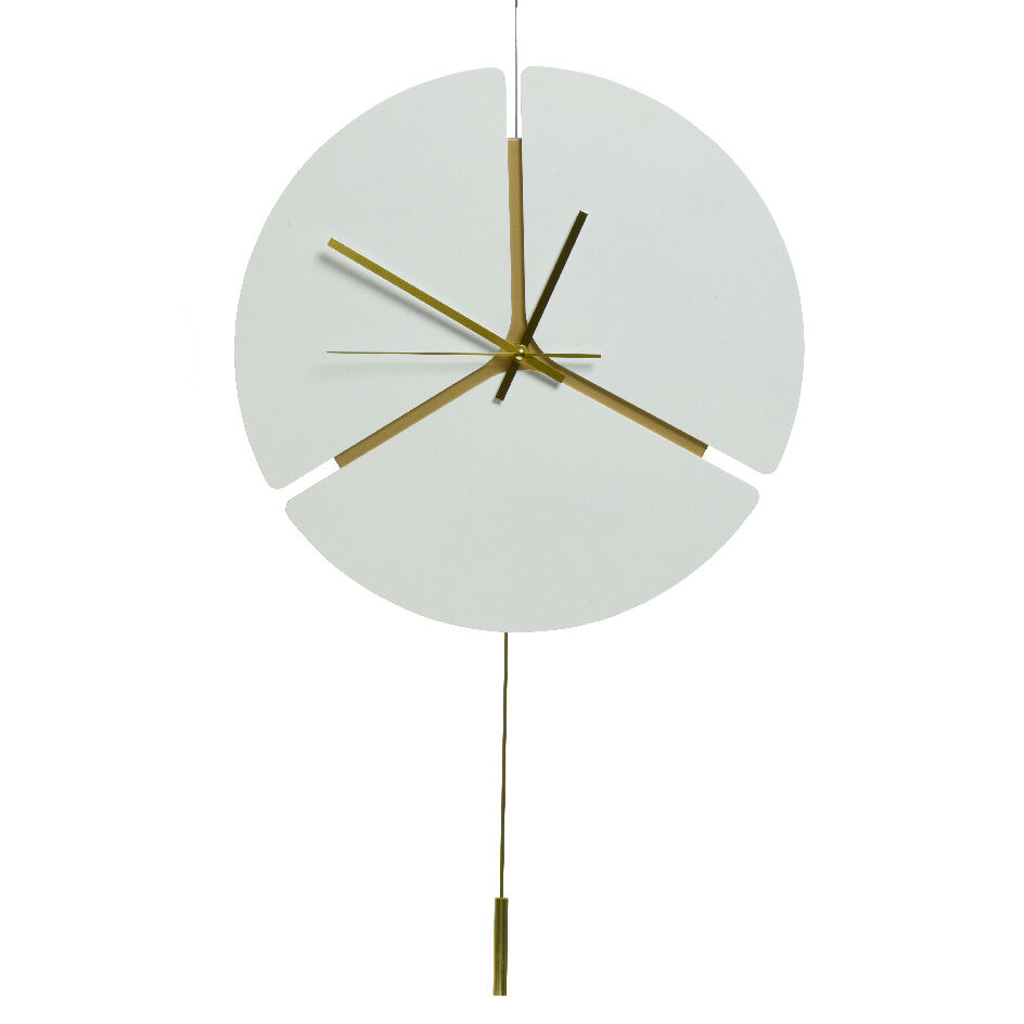 Pendule mdf rond 2col ass
white
