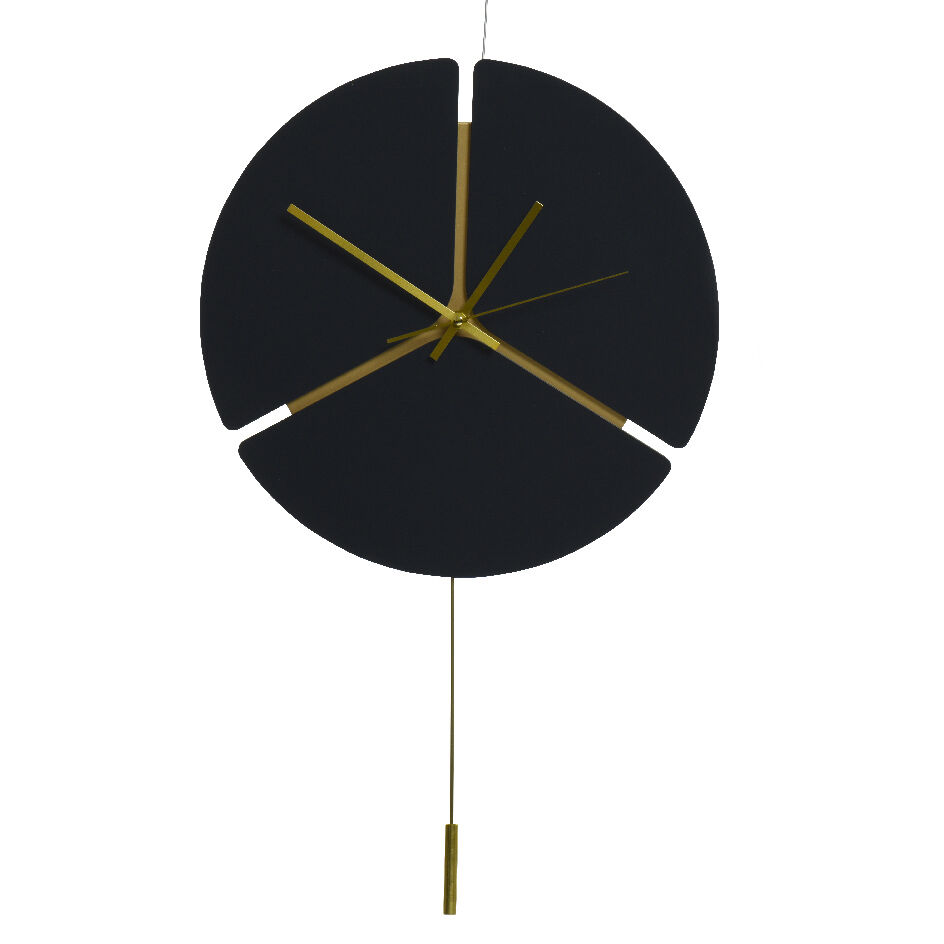 Reloj de pared (40 x 65 cm) Yona Negro