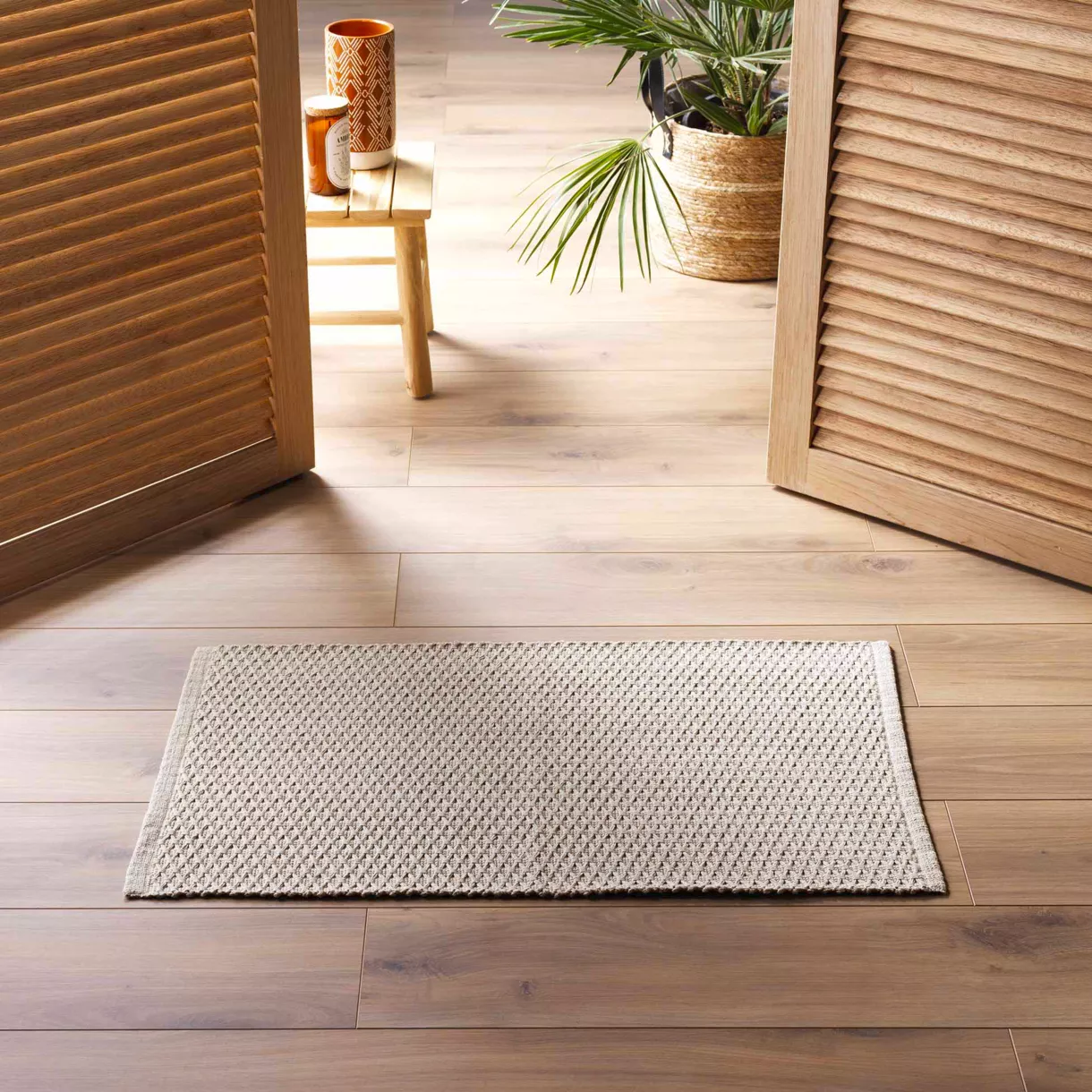 Tapijt katoen (50 x 80 cm) Alivia Beige
