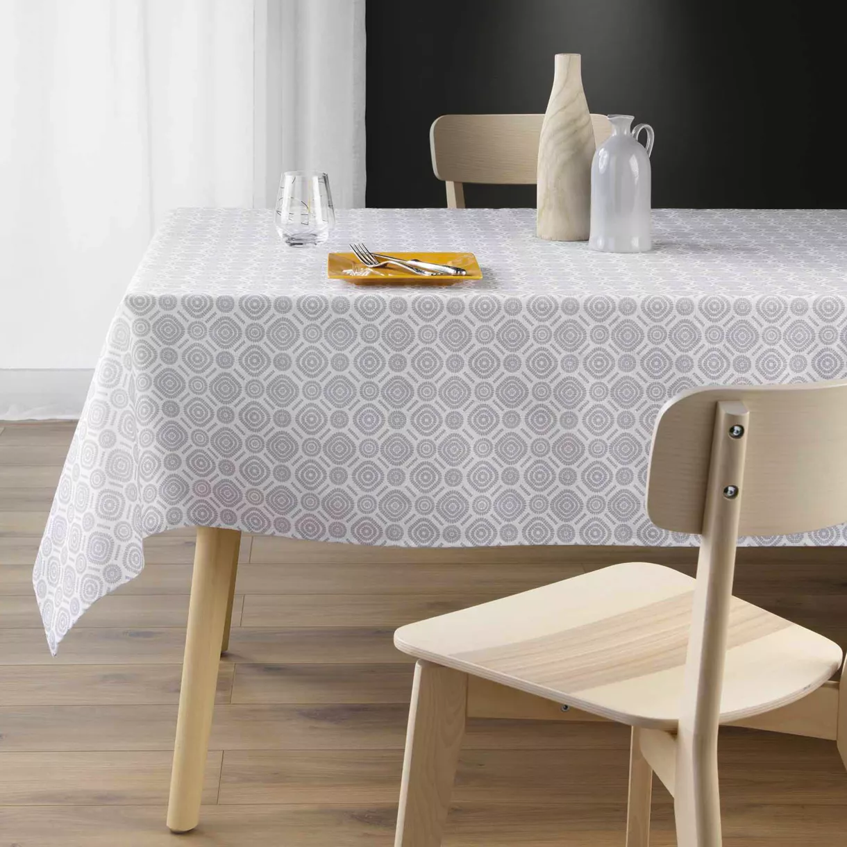 NAPPE RECTANGLE 140 x 240 CM POLYESTER IMPRIME CALLIS