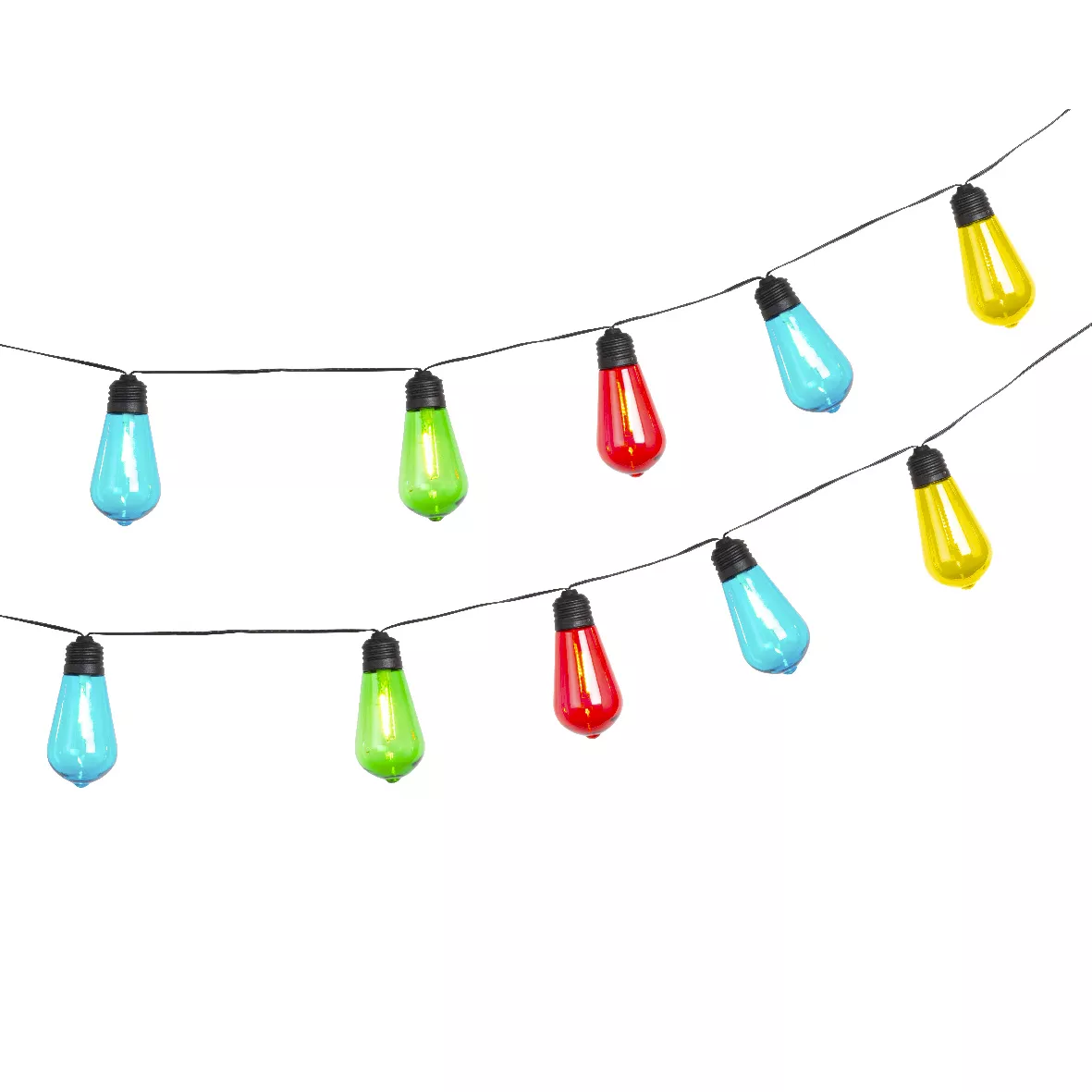 Solar guirlande lumineuse plastique  MULTI fonctions L180.00cm-10L