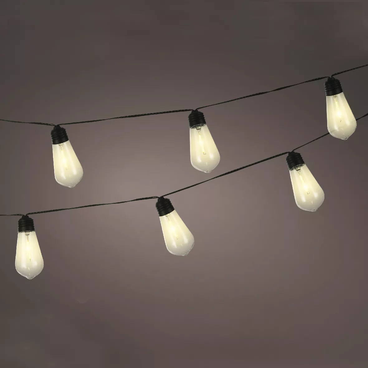 Solar guirlande lumineuse plastique effet flash
 L180.00cm-10L