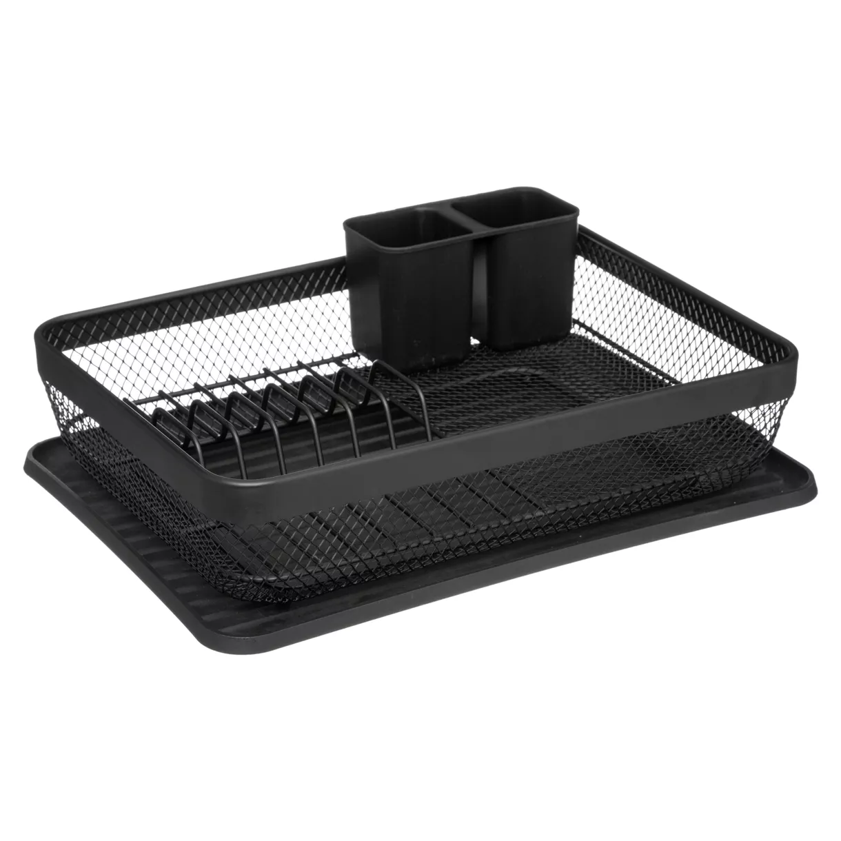 Escurridor en metal (43 x 13,5 x 32 cm) Mayaj Negro
