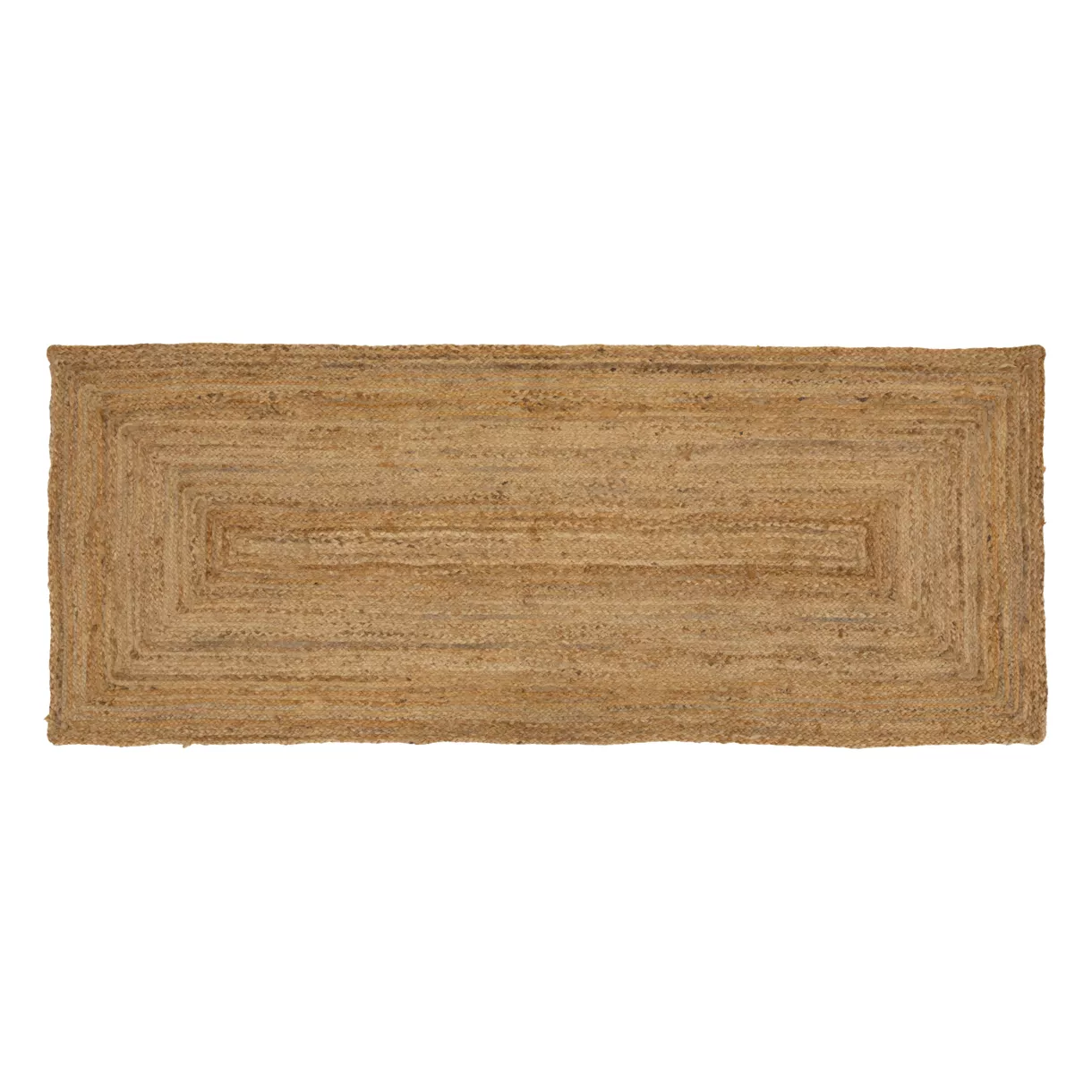 Alfombra de pasillo de yute (80 x 200 cm) Natura Beige