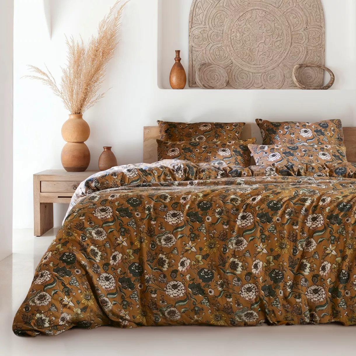 EM - Housse de couette 260 x 240 cm Gaze de coton imprimŽe DAPHNƒ