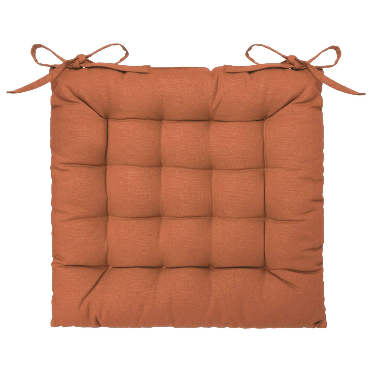 Cuscino per sedia quadrato Datara Terracotta 1