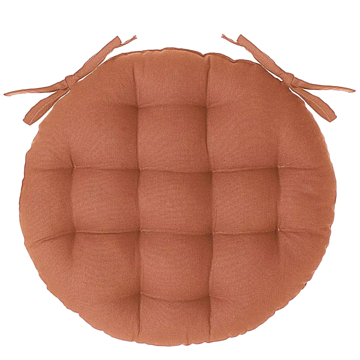Cojín de silla Datara 5 Botones Terracota 1