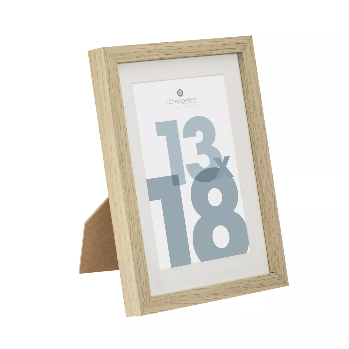 CADRE PHOTO NAT MANU 13X18 DIS L, 14,8 x P, 1,8 x H, 19,8 cm Beige