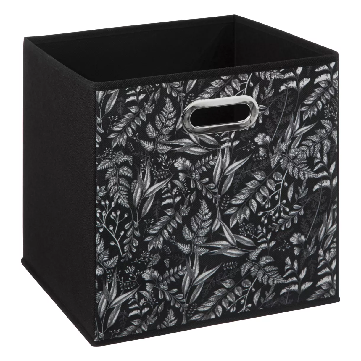 Cesta para ordenar (31 x 31 x 31 cm) Botanical Negro