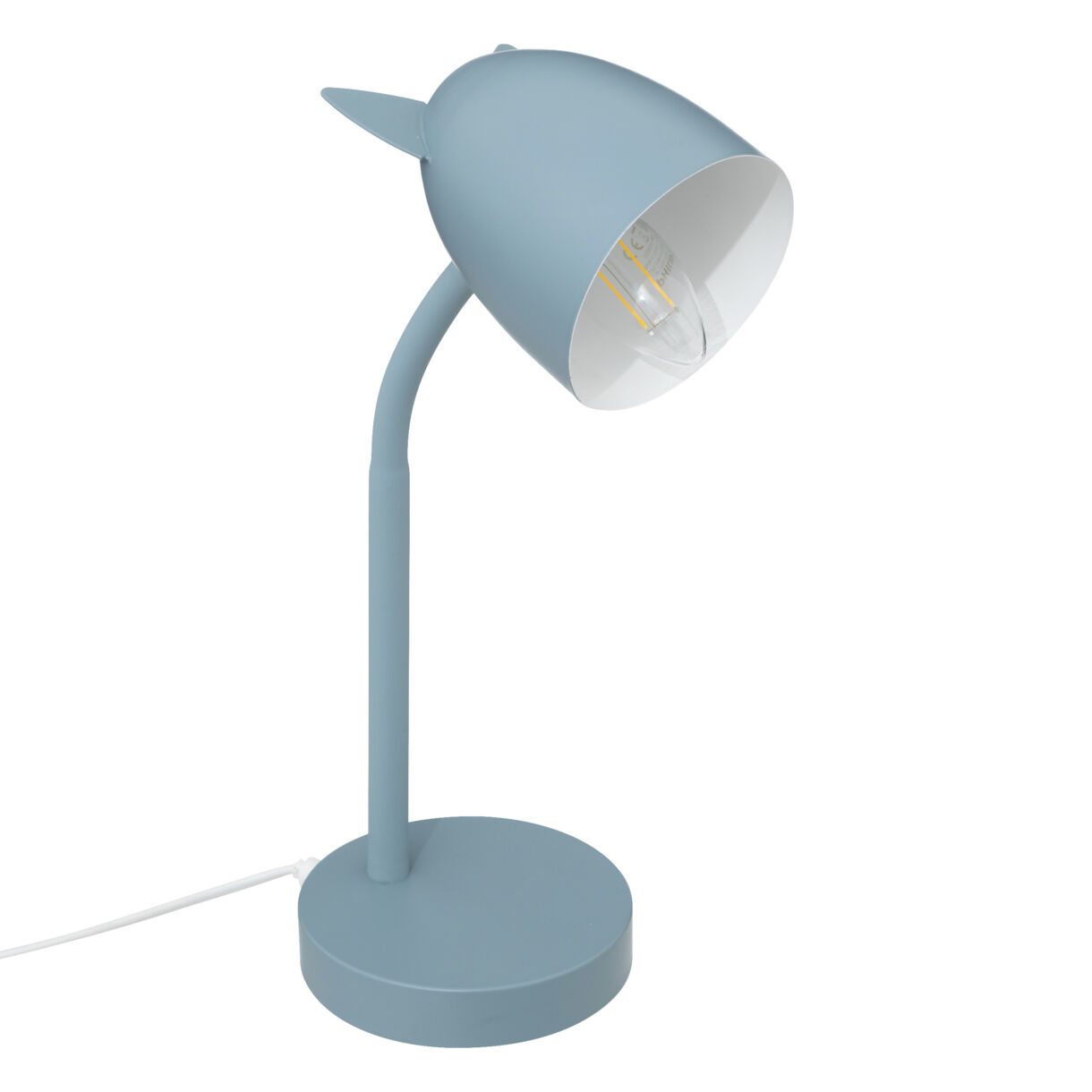 Lámpara de mesa para niño (H31 cm) Oreilles Azul