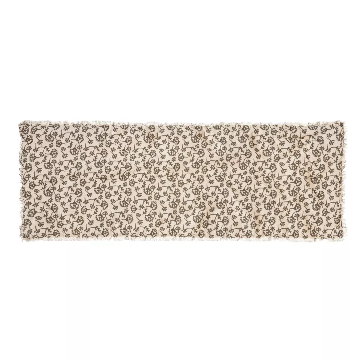Zitmatras katoen (60 x 180 cm) Lourmarin Kakigroen