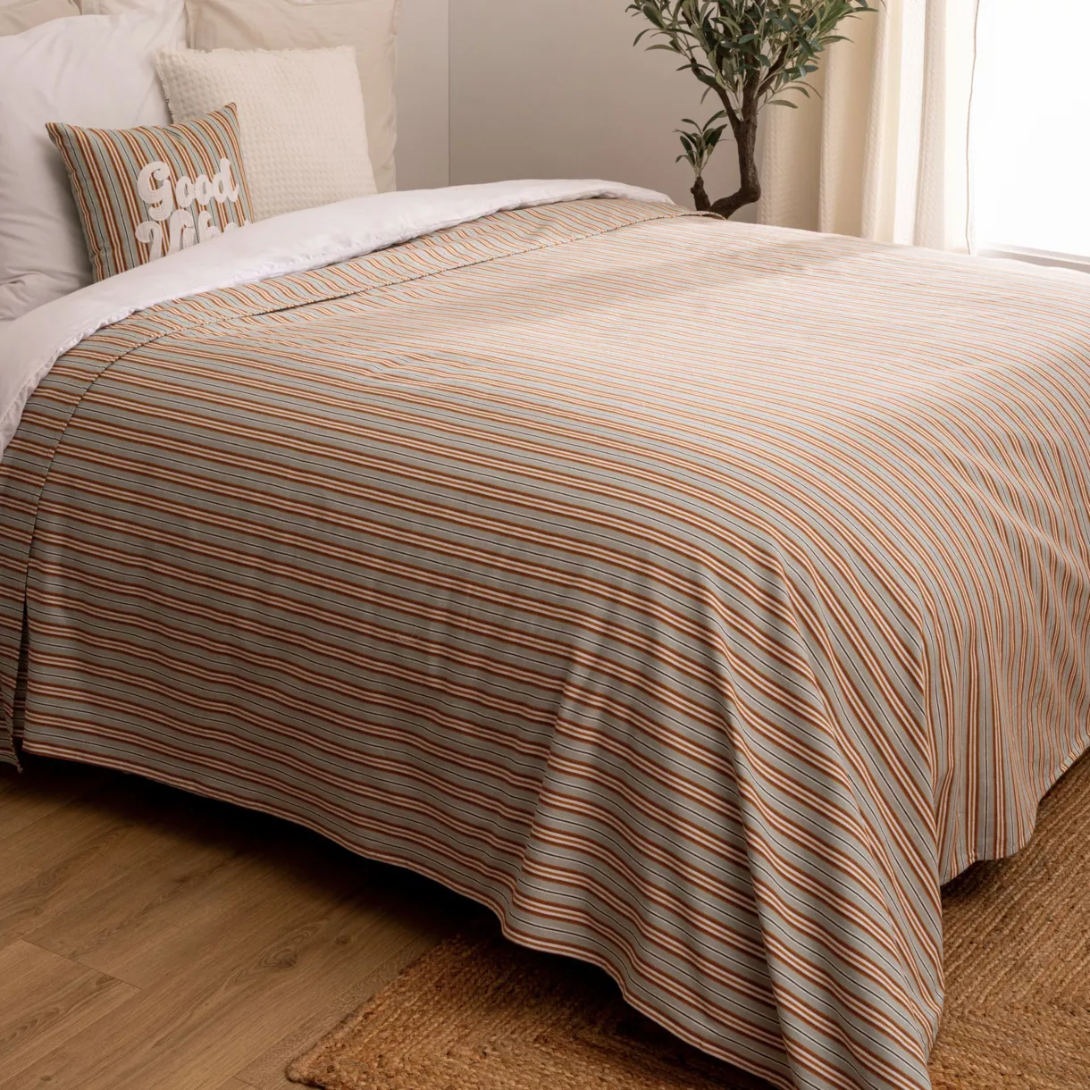 DESSUS LIT RAY BEV 240X260 L, 260 x P, 240 x H, 1 cm Multicolore