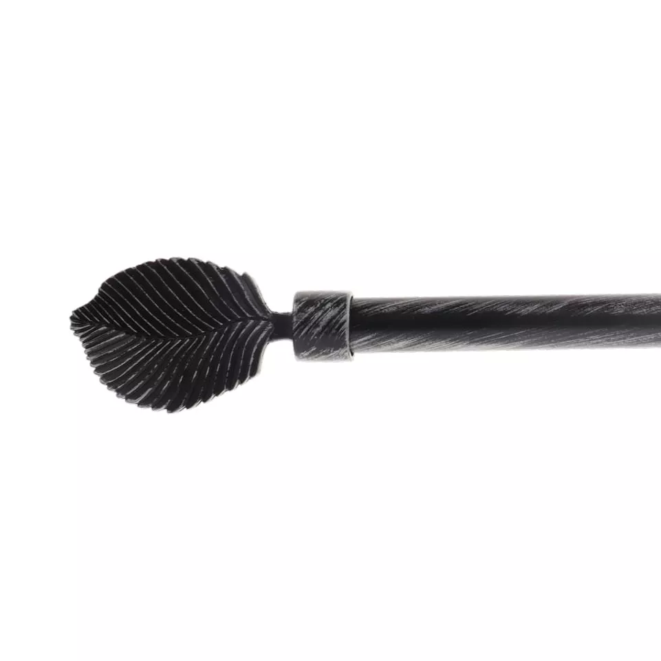 KIT EXT 120-210 CM D19 EMBOUT EXOTICA - NOIR/ARGENT