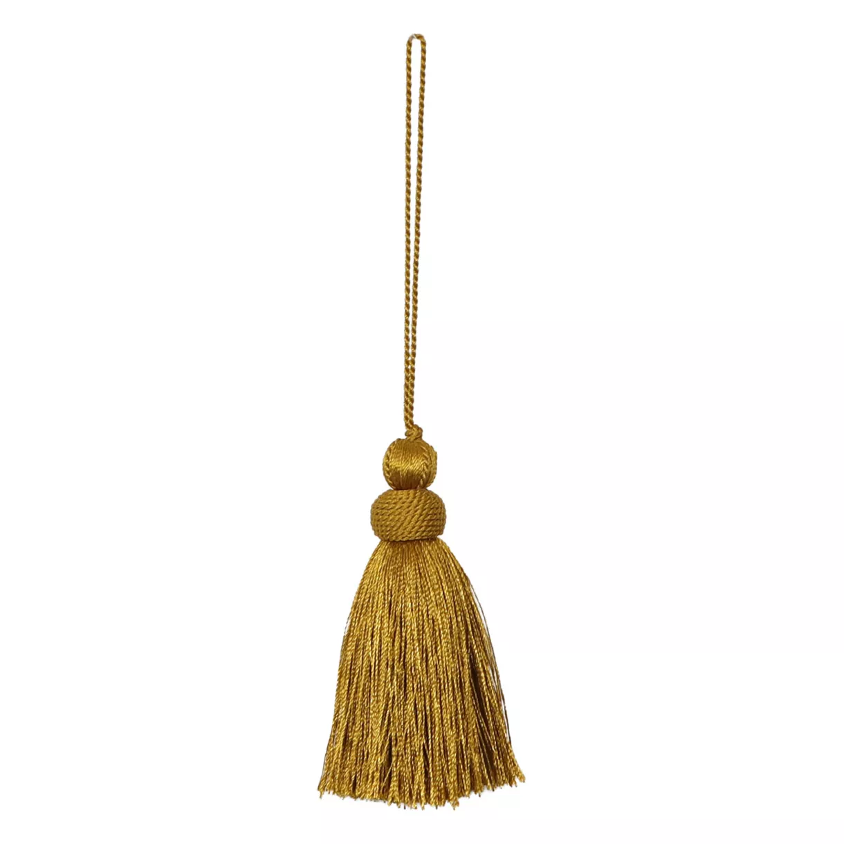 Pompón asa decorativa (H19 cm) Paul Verde Oliva