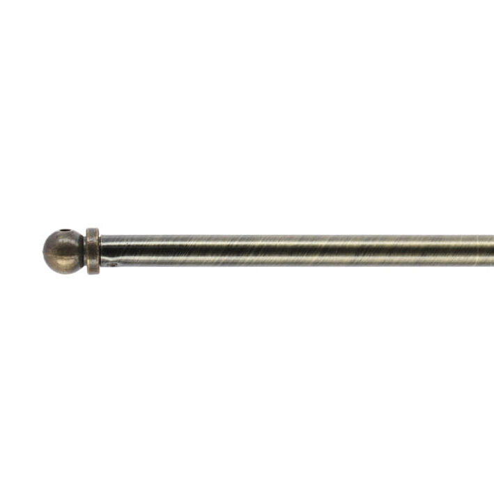 Verlengbare ronde gordijnroede (L40 - 60 cm/D7 mm) Pietro Brons
