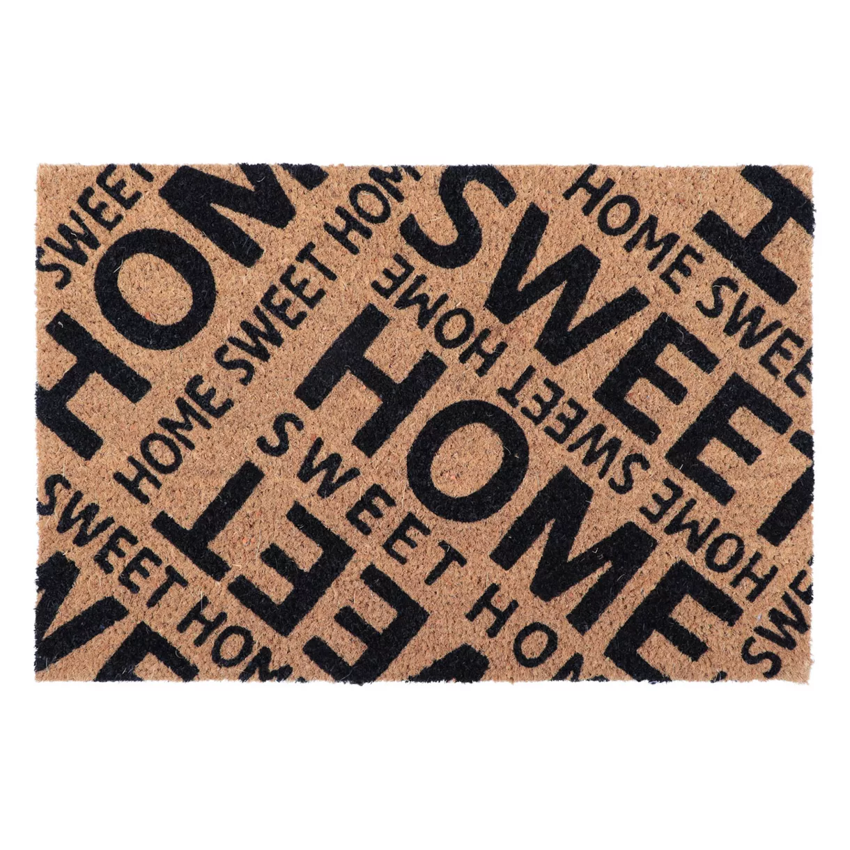 Felpudo en Coco (40 x 60 cm) Home sweet Home Beige