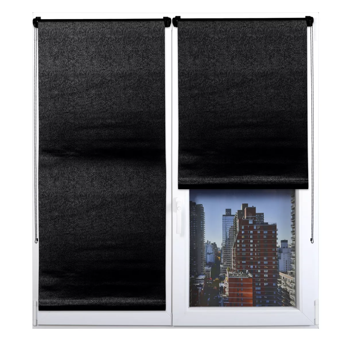 STORE ENROULEUR OCCULTANT TEXTURE 45X180CM - NOIR