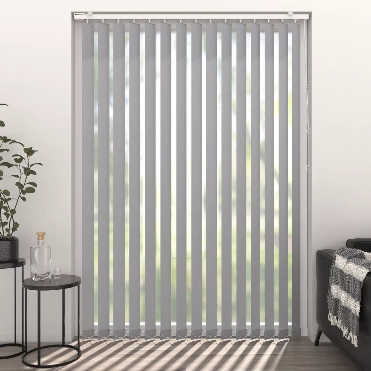 STORE VERTICAL TAMISANT HELSINKI 150X260CM - GRIS
