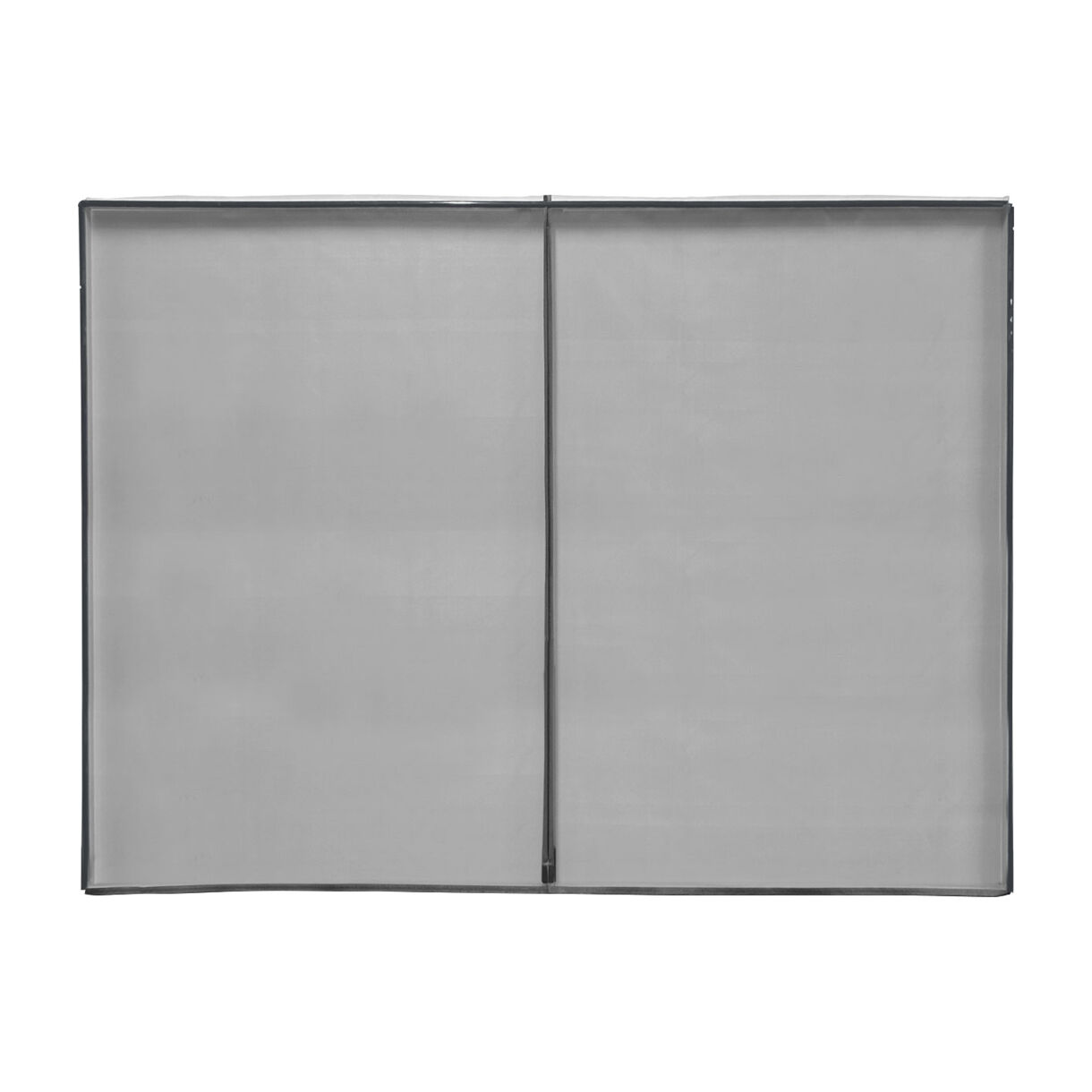 Vorhang Fliegengitter Fensterfront (300 x 220 cm) Mona Grau