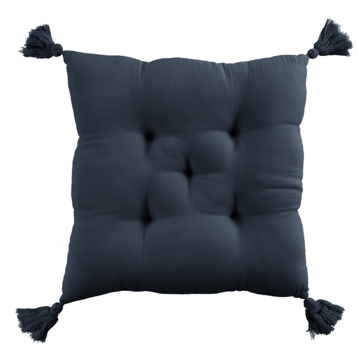 Cuscino per sedia (40 cm) Gaïa Blu notte 1