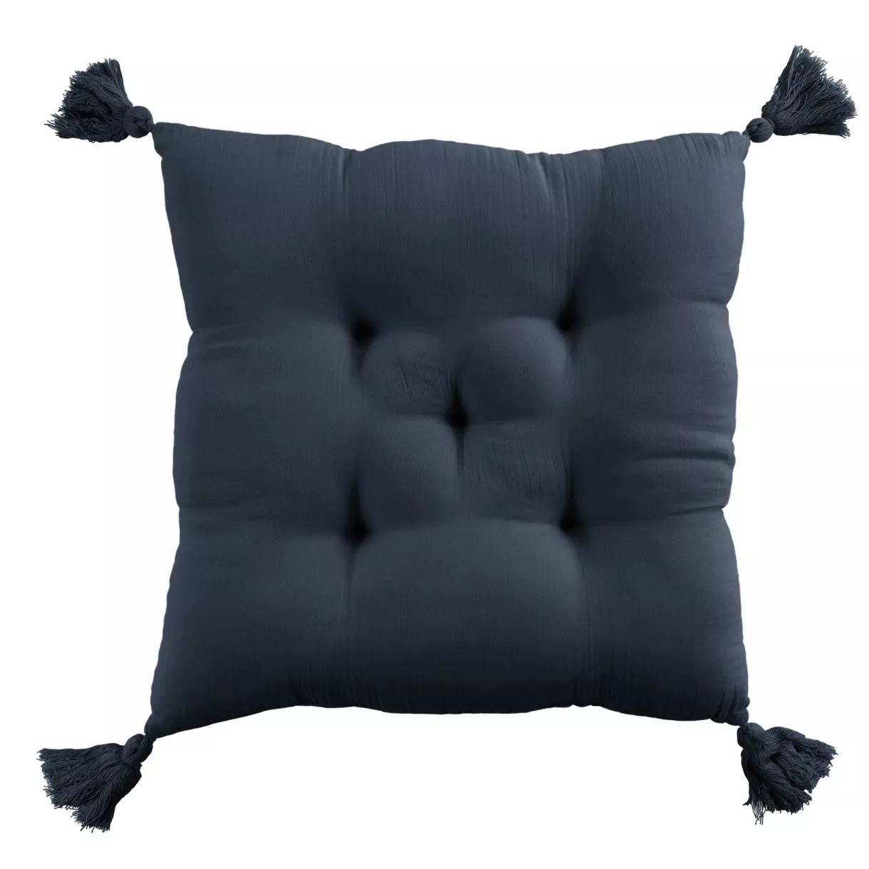 Stoelkussen (40 cm) Gaïa Nachtblauw 1