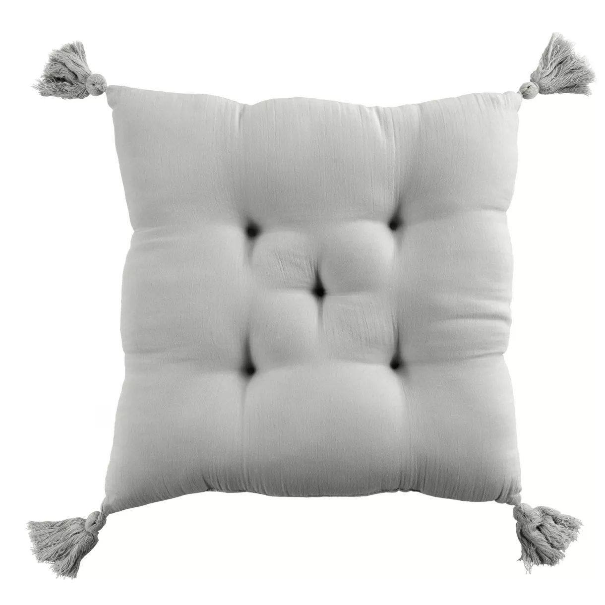 Coussin de chaise (40 cm) Gaïa Gris nuage 1