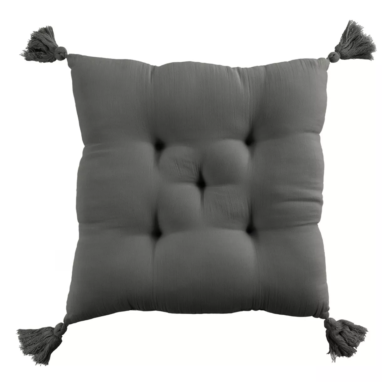 Coussin de chaise (40 cm) Gaïa Gris granit 1