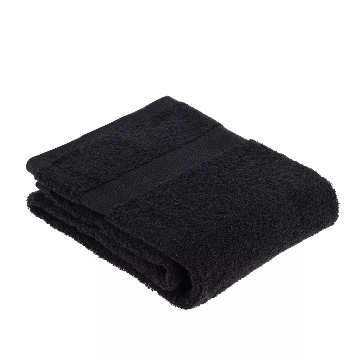 SERVIETTE DE TOILETTE 50X90 CM 100% COTON - NOIR