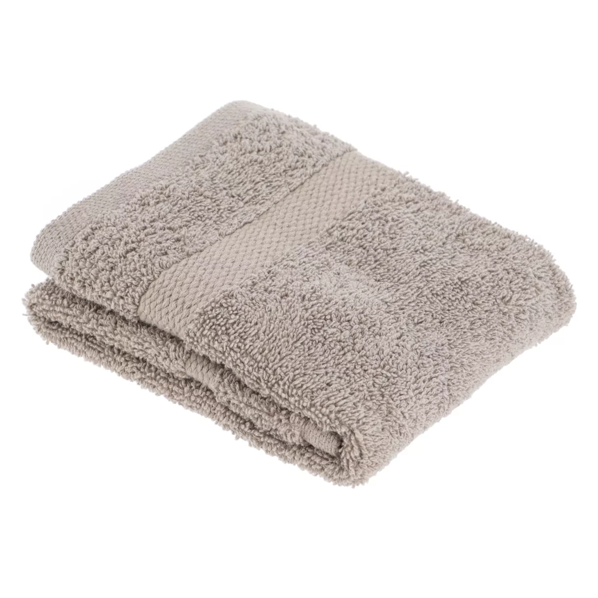 SERVIETTE INVITE 30X50 CM 100% COTON - TAUPE