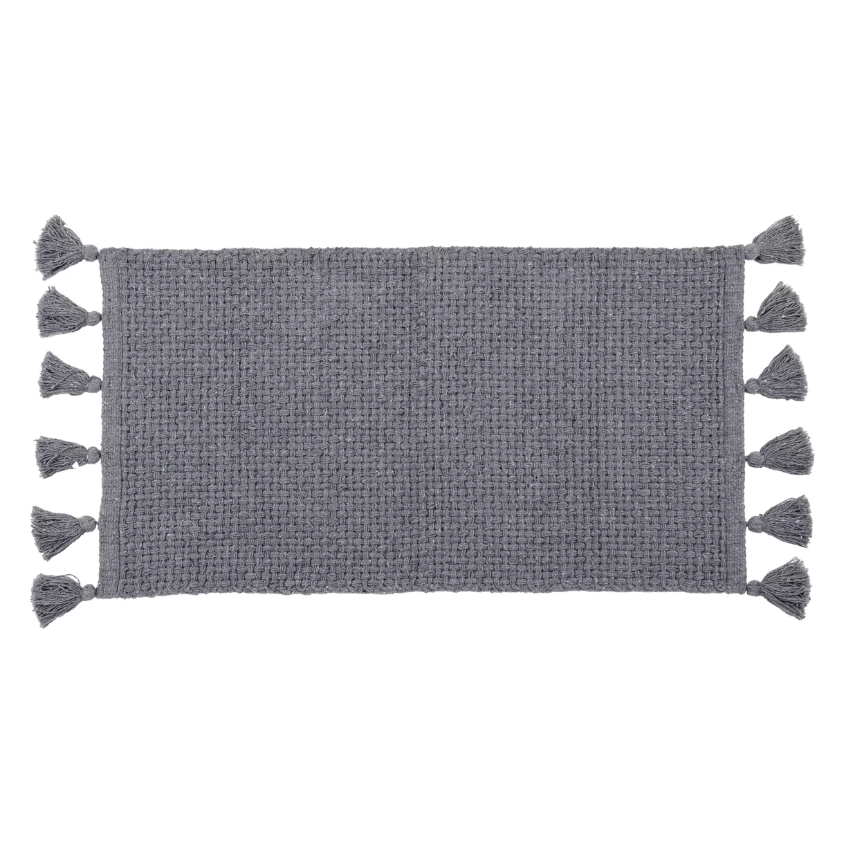 TAPIS ALBA COTON/AUTRES FIBRES 45X90 CM - GRIS