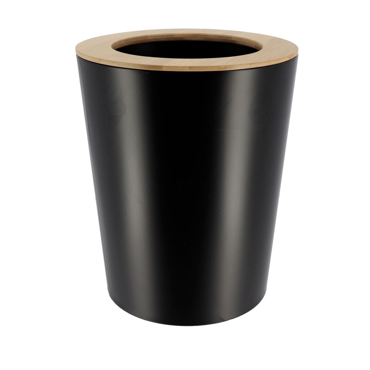 Cubo de basura para baño 5L Purebamboo Negro
