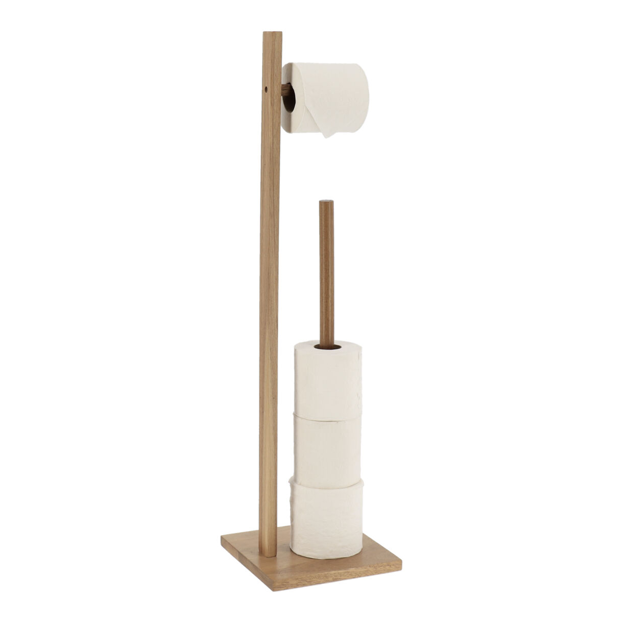 Toilettenpapierhalter (H71 cm) Akazienholz