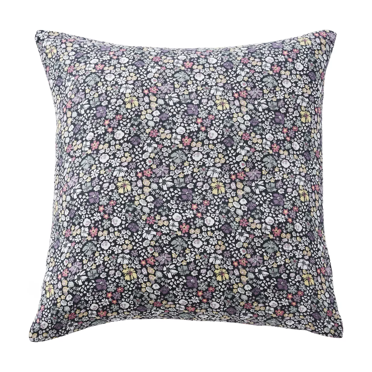 Taie d'oreiller carrée gaze de coton (60 x 60 cm) Elya Violet