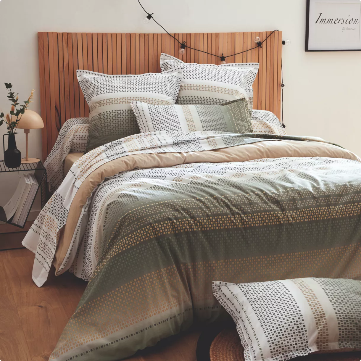 NIAGARA KAKI HOUSSE DE COUETTE 260X240