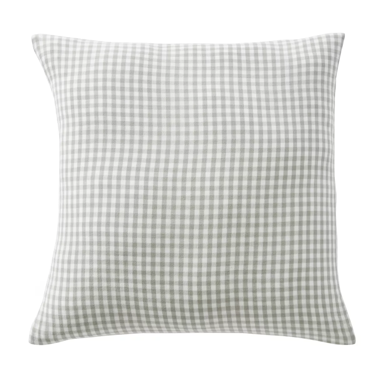 Funda de almohada cuadrada en gasa de algodón (60 x 60 cm) Vickie Verde eucalipto