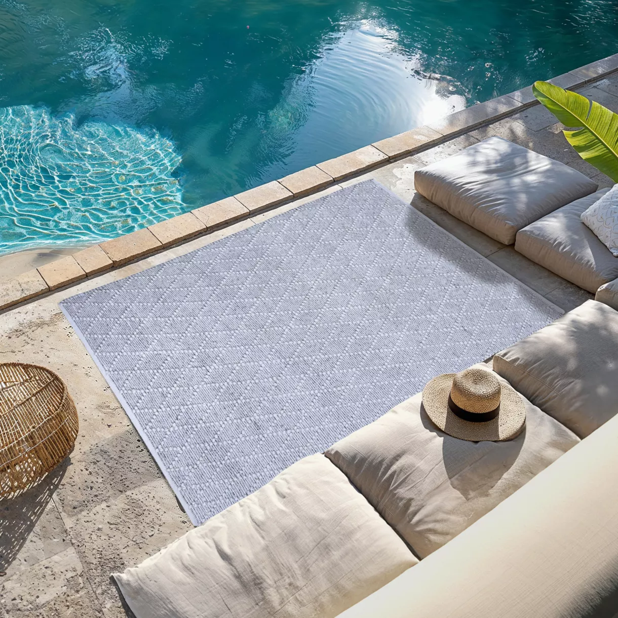 Tapis d'extérieur (120 x 170 cm) Orlando Perle 1