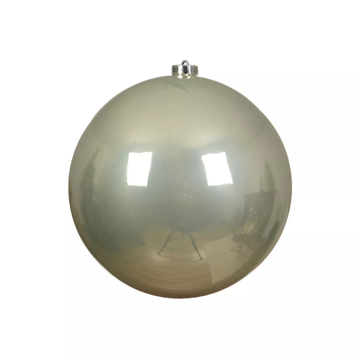 Bola de Navidad (D200 mm) Alpine Menta blanca