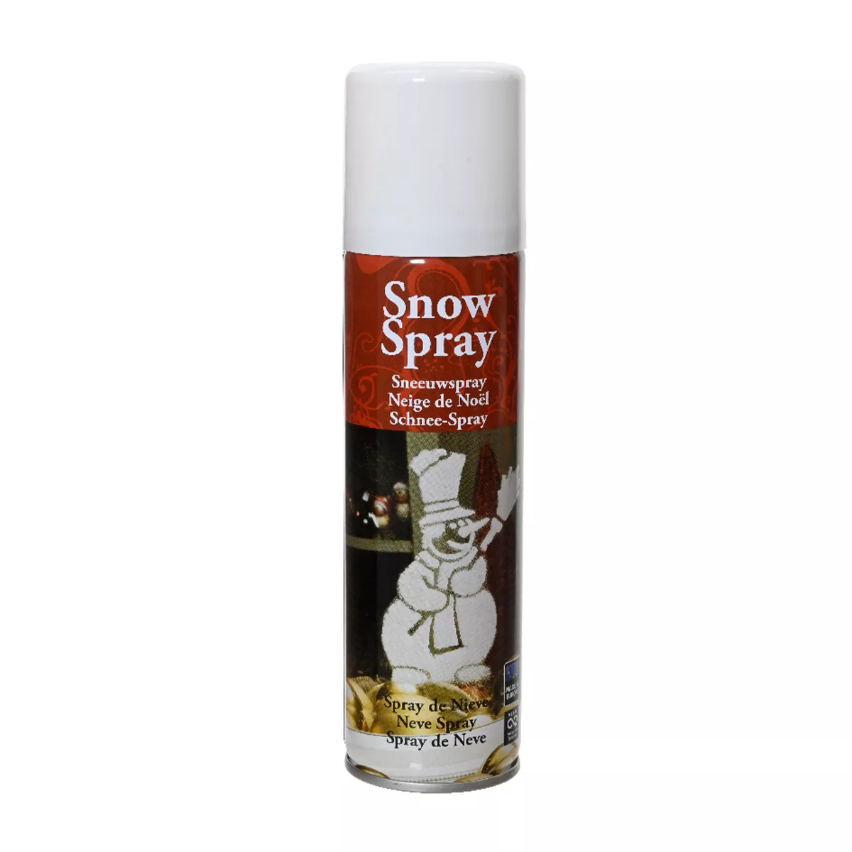 1 Bombe neige dia4.50-H17.80cm blanc