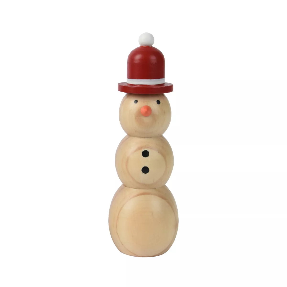 Weihnachtsmann aus Holz zum Aufstellen (H10 cm) Chapeau Rot